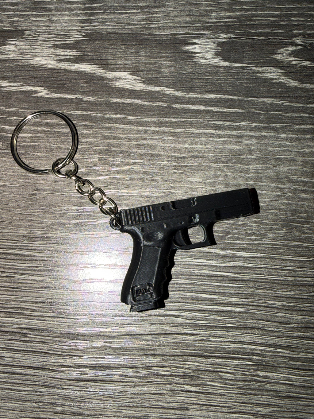 Bearded Skull Keychain