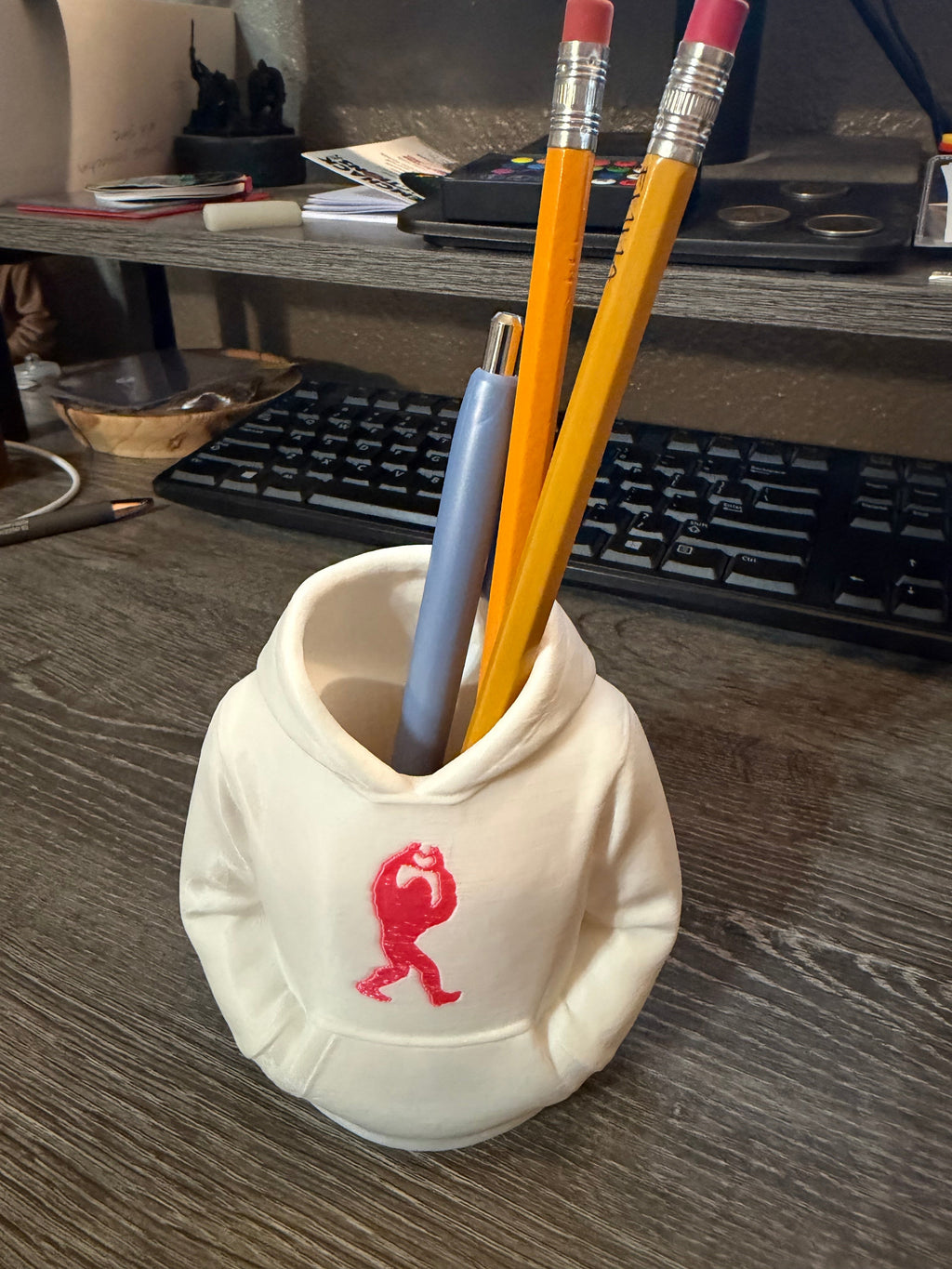 Bigfoot Hoodie Pen Holder