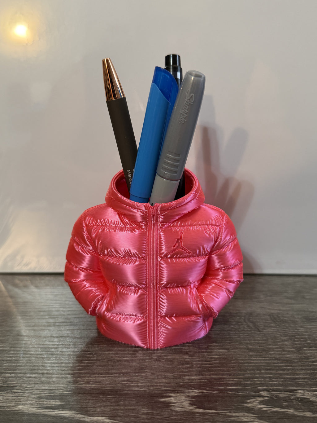 Jordan Puffer Jacket Pencil Holder - 3D Printed
