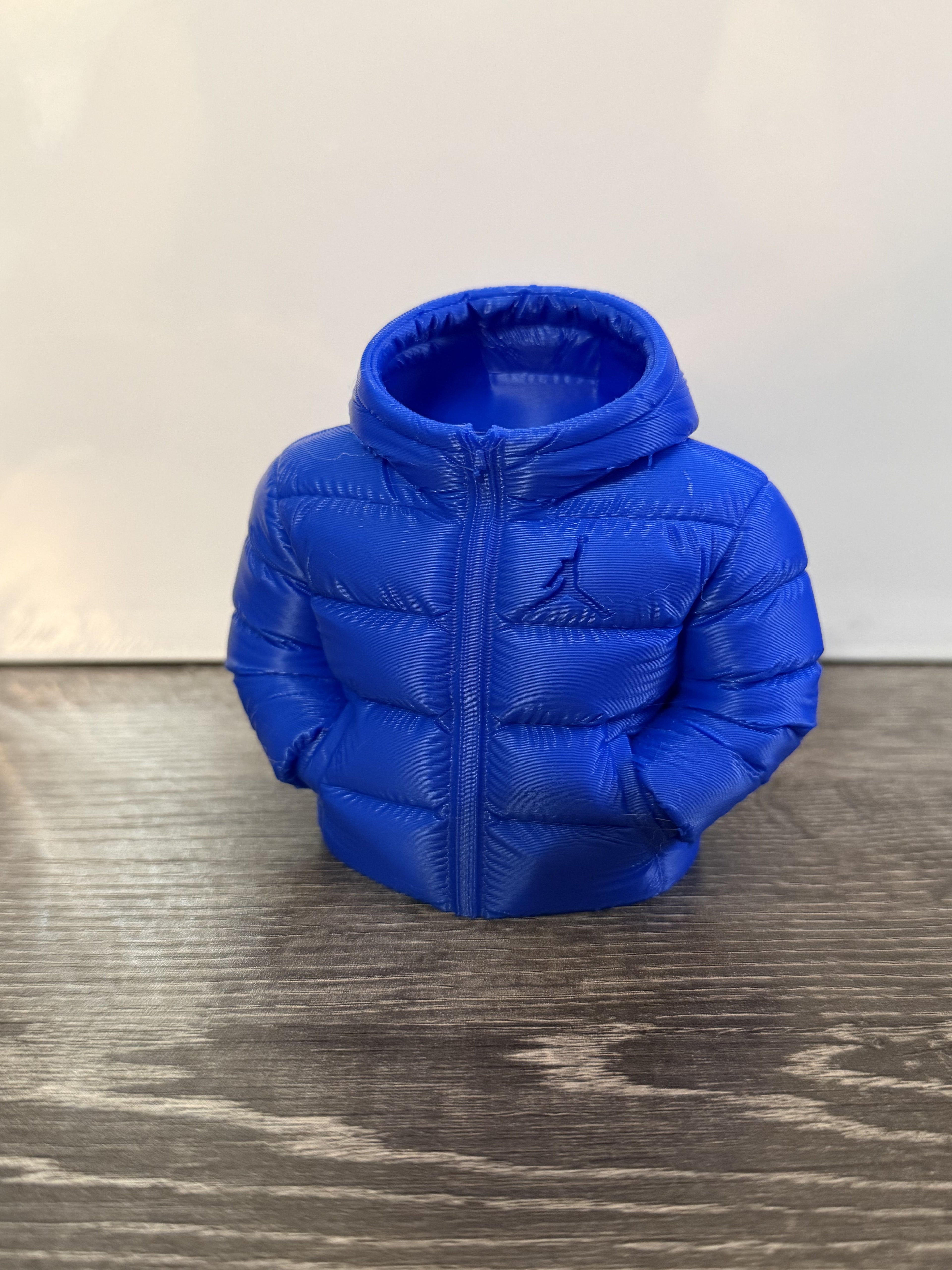 Pink Jordan puffer jacket pencil holder 3D printed