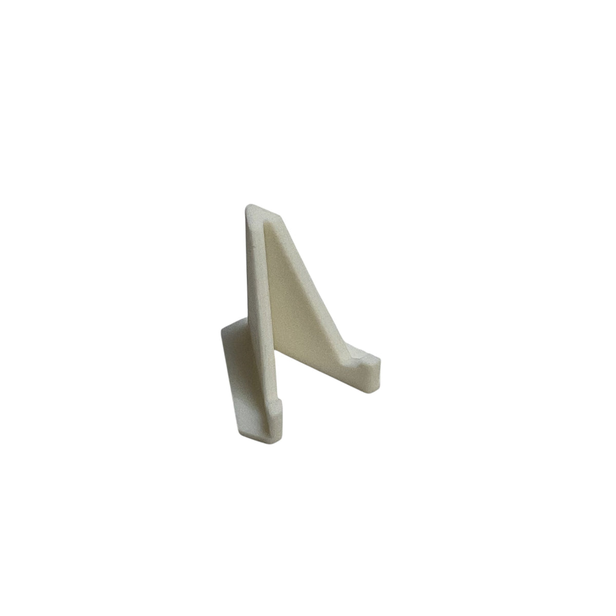 White 3D printed coin display stand