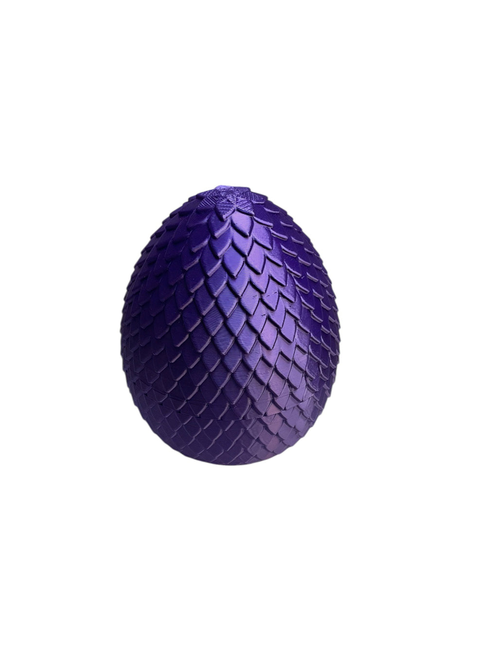 Purple 3D printed dragon scale egg container
